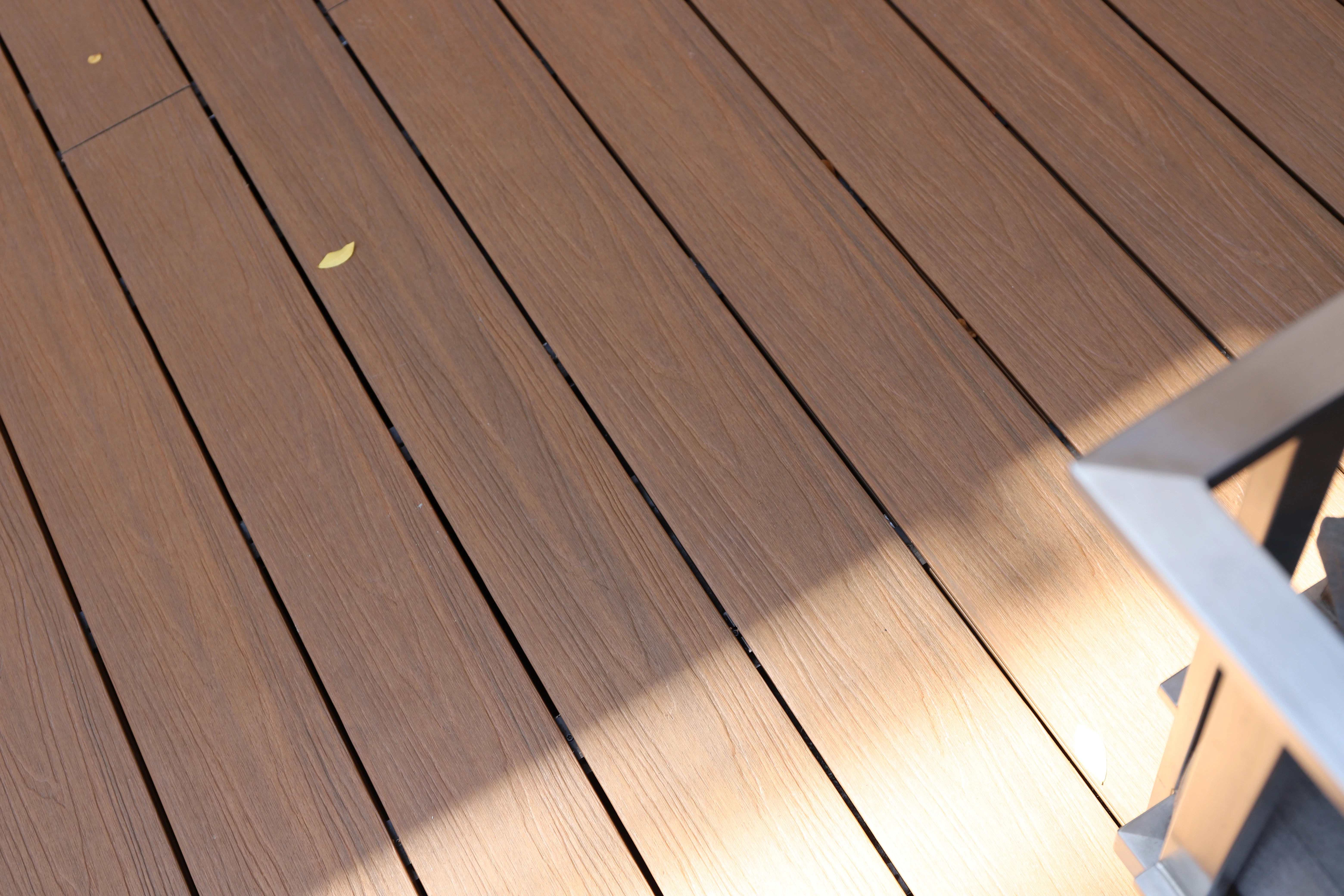 Composiet Teak Vlonderplank 2.3 x 21 cm (23 x 210 mm) - Lengte 400 cm - Afbeelding 7